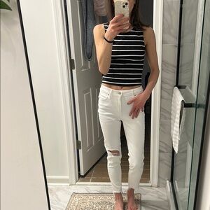Women's White Jeans